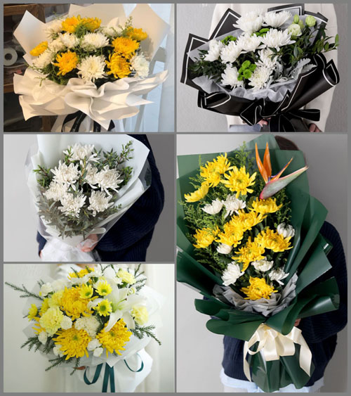 山东烟台蓬莱市蓬莱阁街道白事花束代送